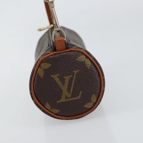 LOUIS VUITTON Monogram Papillon Pouch LV Auth - Picture 3 of 15